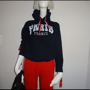 🔥Lilysunique closet renewal upcycle Paris hoodie